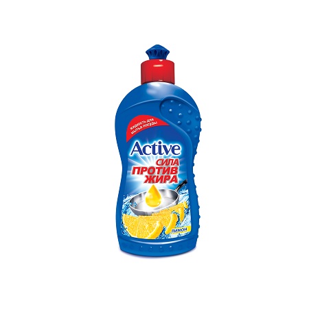   Active Dishwashing Liquid Lemon 450gr